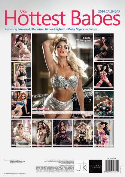 UKs Hottest Babes sexy women 2026 Erotica Calendar